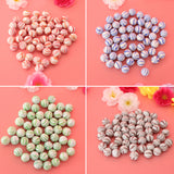 Maxbell 50Pcs Glass Round Beads Kids Marbles Ball Traditional Game Toy Gift Red