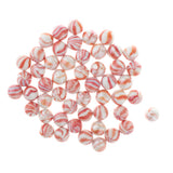 Maxbell 50Pcs Glass Round Beads Kids Marbles Ball Traditional Game Toy Gift Red