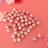 Maxbell 50Pcs Glass Round Beads Kids Marbles Ball Traditional Game Toy Gift Red