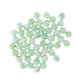 Maxbell 50Pcs Glass Round Beads Kids Marbles Ball Traditional Game Toy Gift Green