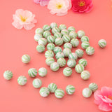 Maxbell 50Pcs Glass Round Beads Kids Marbles Ball Traditional Game Toy Gift Green