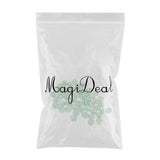Maxbell 50Pcs Glass Round Beads Kids Marbles Ball Traditional Game Toy Gift Green