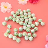 Maxbell 50Pcs Glass Round Beads Kids Marbles Ball Traditional Game Toy Gift Green