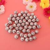 Maxbell 50Pcs Glass Round Beads Kids Marbles Ball Traditional Game Toy Gift Purple