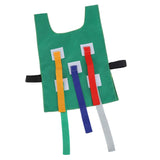 Maxbell Pull Tails Vest for Kids Child Outdoor Party Activity Game Vest Green