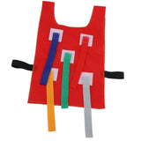 Maxbell Pull Tails Vest for Kids Child Outdoor Party Activity Game Vest Red