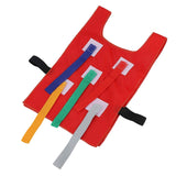 Maxbell Pull Tails Vest for Kids Child Outdoor Party Activity Game Vest Red