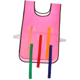 Maxbell Pull Tails Vest for Kids Child Outdoor Party Activity Game Vest Pink