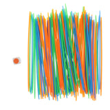 Maxbell 100 Pieces Plastic Classic Colored Pickup Sticks Game Party Favors Kids Toy