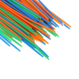 Maxbell 100 Pieces Plastic Classic Colored Pickup Sticks Game Party Favors Kids Toy