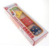Maxbell Wooden Geometric Shape Puzzles Color Shape Sorter Kids Educational Toy D