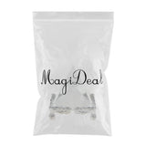 Maxbell 3D Clear Crystal Pyramid with Silver Stand Home Office Cafe Bar Decor Decor