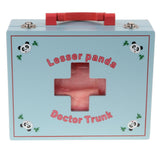 Maxbell 30PCS Wooden Medical Kits Box Doctor Nurse Role Playing Set Kids Toy Playset