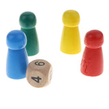 Maxbell Colorful Number Game Board Kid Figures Counting Math Learning Toy Fun Block