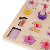Maxbell Colorful Number Game Board Kid Figures Counting Math Learning Toy Fun Block