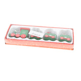 Maxbell Christmas Wooden Train Wood Ornament Xmas Toy Vehicles Decoration Gift Green