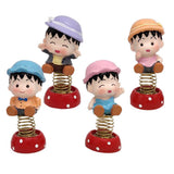 Max 4 x Mini Cartoon Boy Figures Home Car Desktop Decorations Figurine Play Set