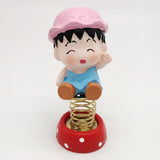 Max 4 x Mini Cartoon Boy Figures Home Car Desktop Decorations Figurine Play Set