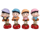 Max 4 x Mini Cartoon Boy Figures Home Car Desktop Decorations Figurine Play Set