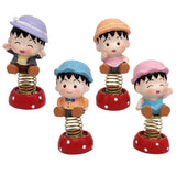 Max 4 x Mini Cartoon Boy Figures Home Car Desktop Decorations Figurine Play Set