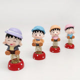 Max 4 x Mini Cartoon Boy Figures Home Car Desktop Decorations Figurine Play Set