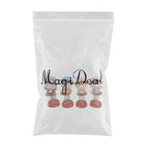 Max 4 x Mini Cartoon Boy Figures Home Car Desktop Decorations Figurine Play Set