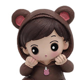 Max Mini Cartoon Statue Home Car Desktop Decorations Figurine Play Set Brown