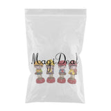 Max 4 Pieces Mini Cartoon Statue Home Car Desktop Decorations Figurine Play Set