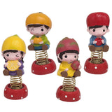 Max 4 Pieces Mini Cartoon Statue Home Car Desktop Decorations Figurine Play Set