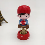 Max 4 Pieces Mini Cartoon Statue Home Car Desktop Decorations Figurine Play Set