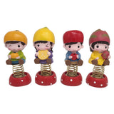 Max 4 Pieces Mini Cartoon Statue Home Car Desktop Decorations Figurine Play Set