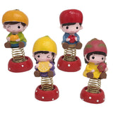 Max 4 Pieces Mini Cartoon Statue Home Car Desktop Decorations Figurine Play Set