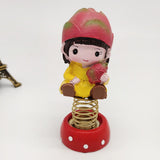 Max 4 Pieces Mini Cartoon Statue Home Car Desktop Decorations Figurine Play Set