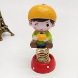 Max 4 Pieces Mini Cartoon Statue Home Car Desktop Decorations Figurine Play Set