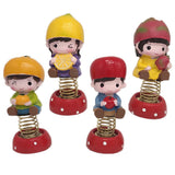 Max 4 Pieces Mini Cartoon Statue Home Car Desktop Decorations Figurine Play Set
