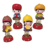 Max 4 Pieces Mini Cartoon Statue Home Car Desktop Decorations Figurine Play Set