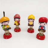 Max 4 Pieces Mini Cartoon Statue Home Car Desktop Decorations Figurine Play Set