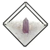 Max Natural Rock Mineral Collection Geology Earth Science Kit Ornament Purple