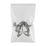Maxbell Quadcopter Drone 3-dof Robot Arm Clamp Claw Kits, Mechanical Arm Grippers for Arduino Learning Kits, 3PCS 180 Motor