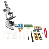 Maxbell 30-piece Professional Magnification 1200X Microscope Science Kits with Box