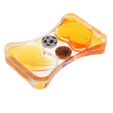 Maxbell Heart Disc Bubbler Timer Floating Color Hourglass Illusion Science Toy