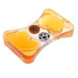 Maxbell Heart Disc Bubbler Timer Floating Color Hourglass Illusion Science Toy