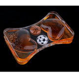 Maxbell Heart Disc Bubbler Timer Floating Color Hourglass Illusion Science Toy