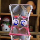 Maxbell Heart Disc Bubbler Timer Floating Color Hourglass Illusion Science Toy
