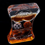 Maxbell Heart Disc Bubbler Timer Floating Color Hourglass Illusion Science Toy