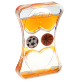Maxbell Heart Disc Bubbler Timer Floating Color Hourglass Illusion Science Toy