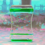 Maxbell Lantern Double Color Mixed Floating Oil Liquid Motion Hourglass Sensory Toy 2