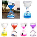 Maxbell Animal Oil Liquid Hourglass Floating Bubble Motion Timer Sensory Toy Blue