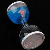 Maxbell Animal Oil Liquid Hourglass Floating Bubble Motion Timer Sensory Toy Blue