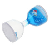 Maxbell Animal Oil Liquid Hourglass Floating Bubble Motion Timer Sensory Toy Blue